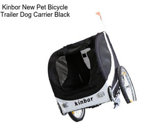 Kinbor New Pet Bicycle Trailer Dog Carrier Black