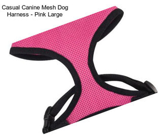 Casual Canine Mesh Dog Harness - Pink Large