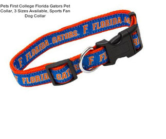 Pets First College Florida Gators Pet Collar, 3 Sizes Available, Sports Fan Dog Collar