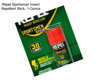 Repel Sportsman Insect Repellent Stick, 1-Ounce