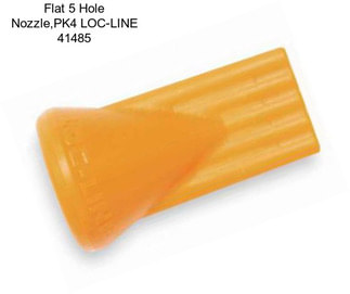 Flat 5 Hole Nozzle,PK4 LOC-LINE 41485