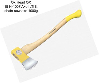 Ox Head OX 15 H-1007 Axe ILTIS, chain-saw axe 1000g