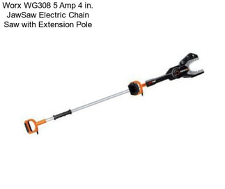 Worx WG308 5 Amp 4 in. JawSaw Electric Chain Saw with Extension Pole