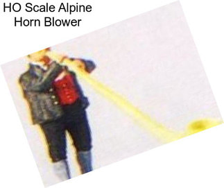 HO Scale Alpine Horn Blower