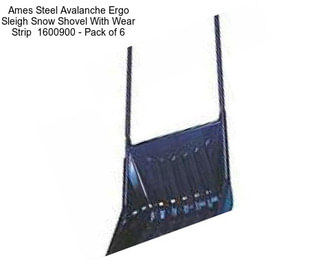 Ames Steel Avalanche Ergo Sleigh Snow Shovel With Wear Strip  1600900 - Pack of 6