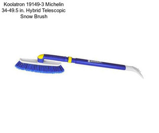 Koolatron 19149-3 Michelin 34-49.5 in. Hybrid Telescopic Snow Brush