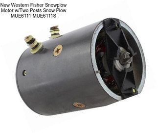 New Western Fisher Snowplow Motor w/Two Posts Snow Plow MUE6111 MUE6111S
