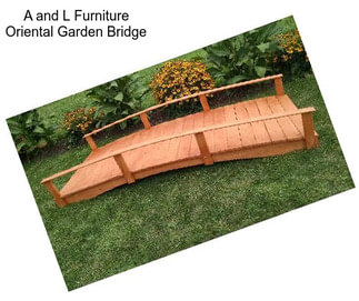 A and L Furniture Oriental Garden Bridge
