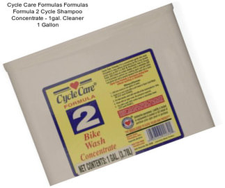 Cycle Care Formulas Formulas Formula 2 Cycle Shampoo Concentrate - 1gal. Cleaner 1 Gallon