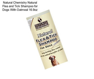 Natural Chemistry Natural Flea and Tick Shampoo for Dogs With Oatmeal 16.9oz