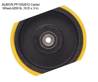 ALBION PF1052812 Caster Wheel,4200 lb.,10 D x 3 In.