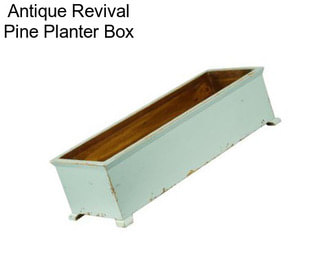 Antique Revival Pine Planter Box