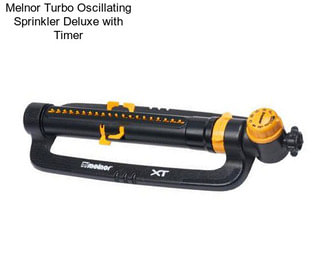 Melnor Turbo Oscillating Sprinkler Deluxe with Timer