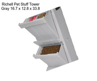 Richell Pet Stuff Tower Gray 16.7\