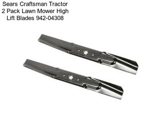 Sears Craftsman Tractor 2 Pack Lawn Mower High Lift Blades 942-04308