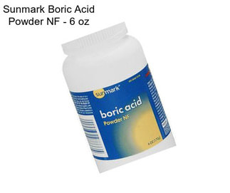 Sunmark Boric Acid Powder NF - 6 oz