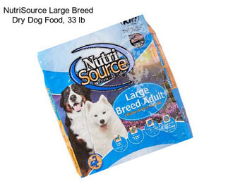 NutriSource Large Breed Dry Dog Food, 33 lb