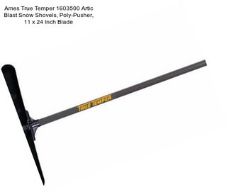 Ames True Temper 1603500 Artic Blast Snow Shovels, Poly-Pusher, 11 x 24 Inch Blade