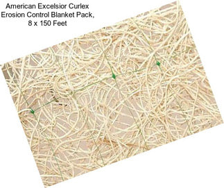 American Excelsior Curlex Erosion Control Blanket Pack, 8 x 150 Feet