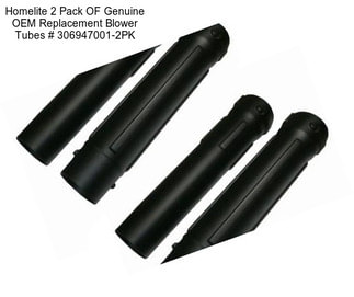 Homelite 2 Pack OF Genuine OEM Replacement Blower Tubes # 306947001-2PK