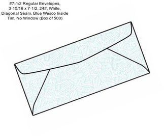 #7-1/2 Regular Envelopes, 3-15/16\