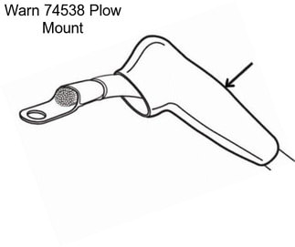Warn 74538 Plow Mount