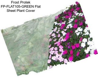 Frost Protek FP-FLAT105-GREEN Flat Sheet Plant Cover