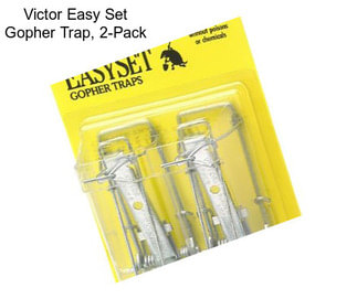 Victor Easy Set Gopher Trap, 2-Pack