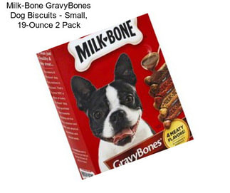 Milk-Bone GravyBones Dog Biscuits - Small, 19-Ounce 2 Pack