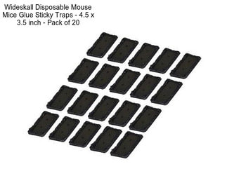Wideskall Disposable Mouse Mice Glue Sticky Traps - 4.5\