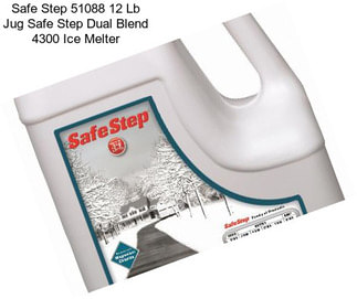 Safe Step 51088 12 Lb Jug Safe Step Dual Blend 4300 Ice Melter