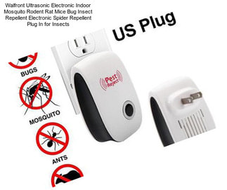 Walfront Ultrasonic Electronic Indoor Mosquito Rodent Rat Mice Bug Insect Repellent Electronic Spider Repellent Plug In for Insects