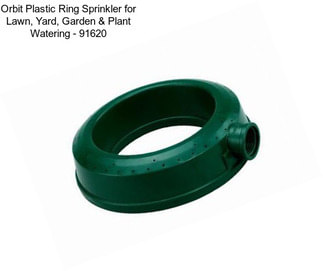 Orbit Plastic Ring Sprinkler for Lawn, Yard, Garden & Plant Watering - 91620