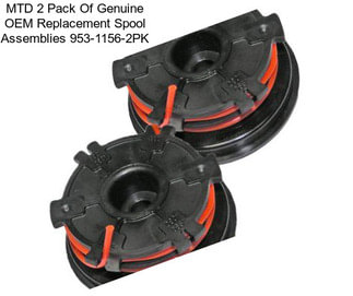 MTD 2 Pack Of Genuine OEM Replacement Spool Assemblies 953-1156-2PK