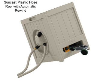 Suncast Plastic Hose Reel with Automatic Rewind