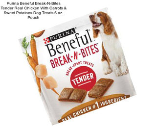 Purina Beneful Break-N-Bites Tender Real Chicken With Carrots & Sweet Potatoes Dog Treats 6 oz. Pouch