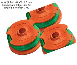 Worx (3 Pack) WA0014 Grass Trimmer and Edger Line for WG168 # WA0014-3PK