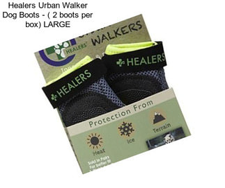 Healers Urban Walker Dog Boots - ( 2 boots per box) LARGE