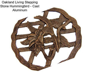 Oakland Living Stepping Stone Hummingbird - Cast Aluminum