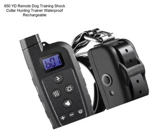 650 YD Remote Dog Training Shock Collar Hunting Trainer Waterproof Rechargeable