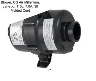 Blower, CG Air Millenium, var-spd, 115v, 7.0A, 3ft Molded Cord