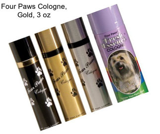 Four Paws Cologne, Gold, 3 oz