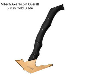 MTech Axe 14.5in Overall 3.75in Gold Blade