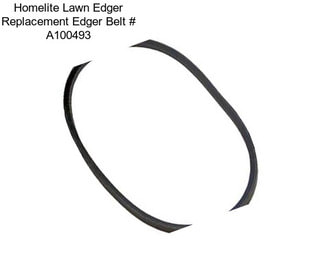 Homelite Lawn Edger Replacement Edger Belt # A100493