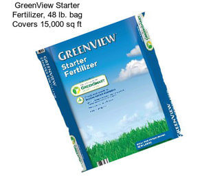 GreenView Starter Fertilizer, 48 lb. bag Covers 15,000 sq ft