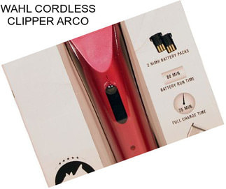 WAHL CORDLESS CLIPPER ARCO