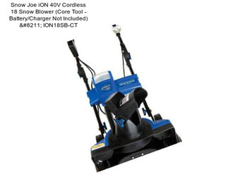 Snow Joe iON 40V Cordless 18\