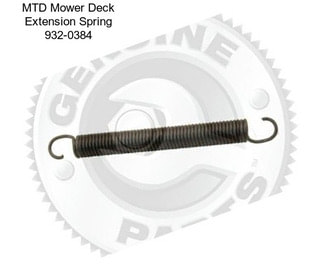 MTD Mower Deck Extension Spring 932-0384