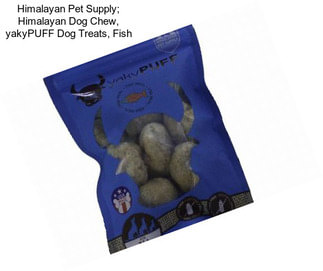 Himalayan Pet Supply; Himalayan Dog Chew, yakyPUFF Dog Treats, Fish