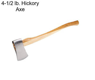 4-1/2 lb. Hickory Axe